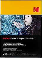 Kodak A/4 230G 20 Fotópapír  fine art smooth a/4 230g 20 ív/csomag kép