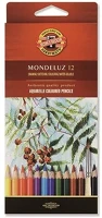 Koh-i-noor 07.01557 Színes ceruza  3710 mondeluz aquarell hatszögletű 12 darabos kép