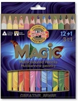 Koh-i-noor 3408/13 3408/13 vastag 13db-os vegyes színű színes ceruza (7140094003) kép