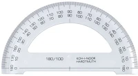 Koh-i-noor 7250066000 Szögmérő  180 fokos műanyag kép