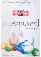 Koh-i-noor 7500040000 Rajztömb  pop aquarell a/4 speciális papírból 250gr 10 lapos kép