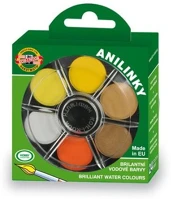 Koh-i-noor COR_TKOH174506 Vízfesték, 24 darabos, 22,5 mm,  