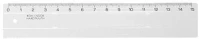 Koh-i-noor COR_TKOHVA151 Vonalzó, műanyag, 15 cm, kép