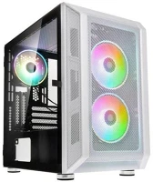 Kolink 5999094004016 Citadel mesh rgb white táp nélküli ablakos micro-atx ház fehér kép