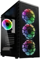 Kolink OBSERVATORYLITEMESHRGB Observatory lite mesh rgb tempered glass black kép