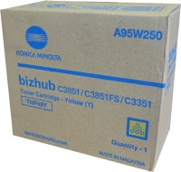 Konica minolta A95W250 Tnp49y yellow toner kép