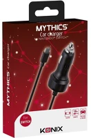 Könix KX-CCH-NS Konix - mythics nintendo switch szivargyújtós töltő kábel, fekete kép