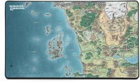Könix KX-DND-XXL-MAP Konix dungeons n dragons faerun térkép egérpad kép