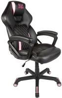 Könix KX-GS-GC-CLY Konix geek star onyx fekete-rózsaszín gamer szék kép
