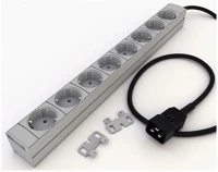 Kontaset 03.300.408.1 Szünetmentes elosztó 8 schuko, rack 2,5m, iec320 c20 16a () kép