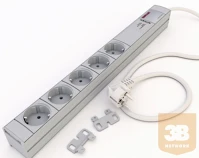 Kontaset 33120051 DI-STRIP Power Cleaner hálózati elosztó 5db aljzattal, kapcsoló nélkül kép