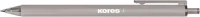 Kores 38700 golyóstoll, 1,0 mm, nyomógombos, háromszögletű, kores