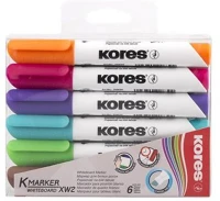 Kores COR_IK20803 tábla- és flipchart marker készlet, 3-5 mm, vágott, kores 
