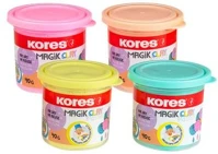 Kores COR_IK34242 Gyurma,160 g, levegőre száradó, 4 pasztell szín,  