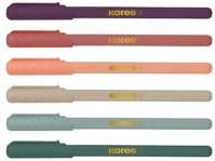 Kores COR_IK37067 Golyóstoll, 1,0 mm, kupakos, háromszögletű,  