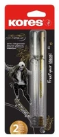Kores COR_IK37941 Zseléstoll készlet, 1,0 mm, kupakos, háromszögletű,  