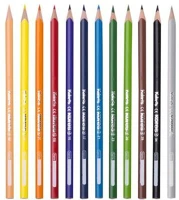 Kores COR_IK93319 színes ceruza készlet, háromszögletű, 1 grafittal, 1 hegyezővel, kores kép