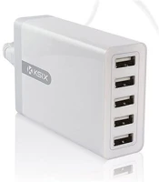Ksix BXCDU5 Usb fali töltő 5 portos fehér kép