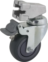 Kupo KC-080S 75mm caster with brake 22mm square adapter set of three kép