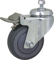 Kupo KC-100 100mm caster with brake m10 thread adapter set of three kép