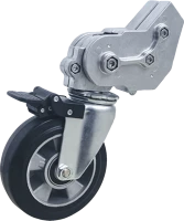 Kupo KC-160 160mm caster with brake set of three kép