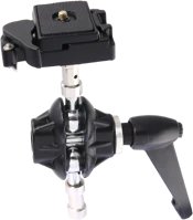 Kupo KS-105 Verstile swivel adapter with quick release camera plate kép