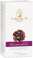 La via del té 30.01897 Herbatea  csipkebogyó-áfonya 15x2,5 g kép