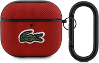 Lacoste LCA4PVCR Petit pique croc logo patch airpods 4 tok, piros kép