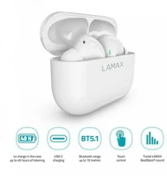 Lamax LMXCL1W Clips1 tws headset white kép