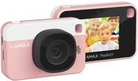 Lamax HD 8MP Pixelkid1 pink full hd 8mp rózsazsín gyerek fényképezőgép és kamera kép