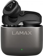 Lamax LXIHMSDTS3AAA Steeldots3 true wireless vízálló fülhallgató headset fekete-szürke kép