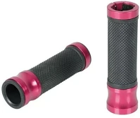 Lampa ALUMÍNIUM-GUMI Metal grips alumínium-gumi kormány markolat piros-fekete (0190311) kép