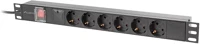 Lanberg 1U 16A 2M 6X 19
