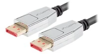 Lanberg CA-DPDP-20CU-0018-BK Displayport kábel 1,8 m fekete, ezüst kép