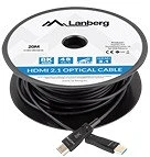 Lanberg CA-HDMI-30FB-0200-BK Hdmi v2.1 8k m/m cable 20m optical aoc kép