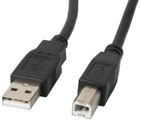 Lanberg CA-USBA-11CC-0018-BK Usb kábel 1,8 m usb 2.0 usb b fekete kép
