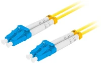 Lanberg FO-LULU-SD11-0100-YE Optikai patch sm lc/upc-lc/upc duplex 10m lszh g657a1 3.0mm sárga kép