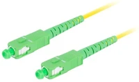 Lanberg FO-SASA-SS11-0020-YE Optikai patch sm sc/apc-sc/apc szimplex 2m lszh g657a1 3.0mm sárga kép