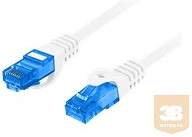 Lanberg PCF6A-10CC-0050-W Patch kábel cat.6a ftp 0.5m white kép