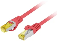 Lanberg PCF6A-10CU-0200-R Patch kábel cat.6a s/ftp lszh cu 2m red kép