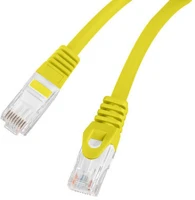 Lanberg PCU6-10CU-0200-Y CAT.6 U/UTP LSZH CU AWG26 árnyékolatlan sárga patch kábel 2m kép