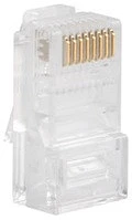 Lanberg PLU-5000 Cat.5e utp rj45 8p8c univerzális dugó 50db/csomag kép