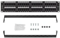 Lanberg PPU5-2048-B Patch panel 48 port 2u 19