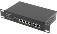 Lanberg RSFE-4P-2FE-60 6 portos poe switch kép
