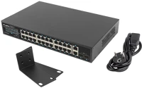Lanberg RSGE-24P-2GE-2S-250 Hálózati kapcsoló beállítást nem igénylő (unmanaged) kép
