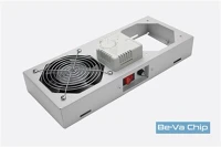 Lande LN-FAN-THM-1FWMIP-LG 1 modulos szürke ventilátor egység termosztáttal kép