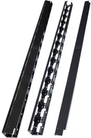 Lande LN-KDG-ORG-42EU-BL Függőleges fém (jobb/bal) álló és szerver rack-hez 42u kábelrendező fekete kép