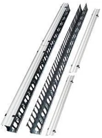 Lande LN-KDG-ORG-42HD-BL Függőleges fém (jobb/bal) álló és szerver rack-hez 42u kábelvezető fekete kép