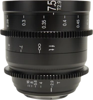 Laowa VE7529FX 7.5mm t2.9 zero-d s35 cine lens - fuji x kép
