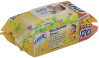 Lara DA503XSZBA8699444260259 Nedves törlőkendő, alkoholmentes, parabénmentes kamilla illatú kép